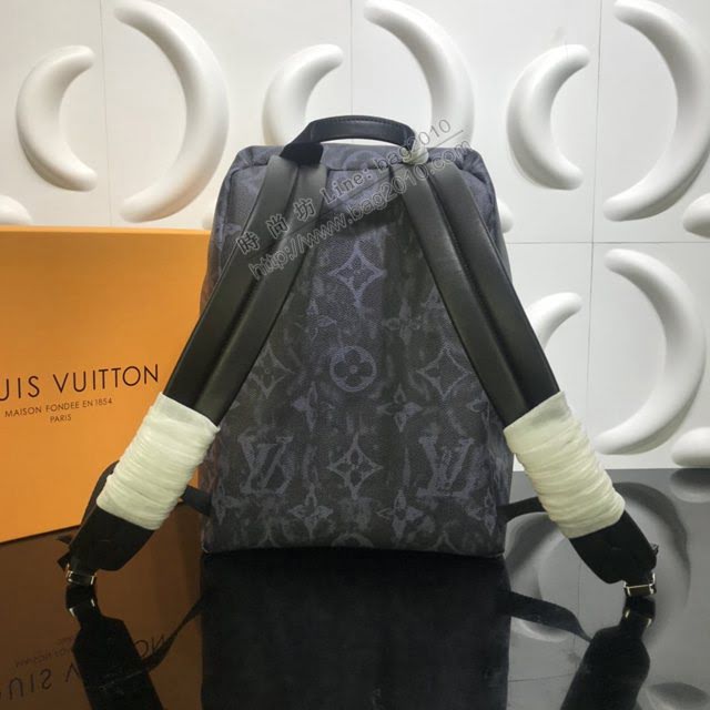 lv新款包包 路易威登Discovery小號雙肩包 lv男士後背包 M57274  ydh3853